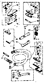 Part Location Diagram of 722735 Maytag Crevice tool