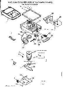 Base Assembly Diagram and Parts List for 11625600  Kenmore Filters & Accessories