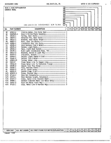 Water And Ice Dispenser Page 3 Diagram and Parts List for 24472A  Admiral Refrigerator