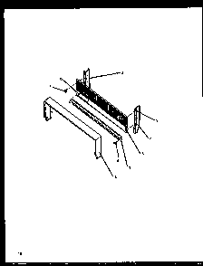 Backguard Diagram and Parts List for EBE22AA-P1142413NL  Caloric Range