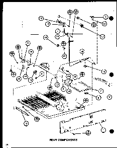 Section 10 Diagram and Parts List for CIC-4-P7621302W  Amana Refrigerator