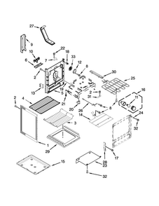 Chassis Parts Diagram and Parts List for MER8850DS1  Maytag Range