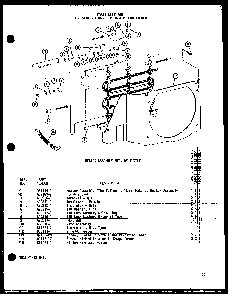 Heater Assembly Mfg. By Tuttle Diagram and Parts List for 113W-3W P54975-64R Amana Air Conditioner