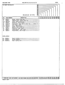 Door Assembly Page 3 Diagram and Parts List for 23874A  Admiral Refrigerator