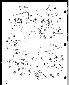 Section 4 Diagram and Parts List for AO-24SB-P85567-3S  Amana Wall Oven