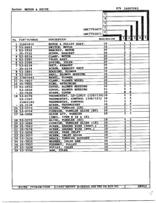 Motor And Drive Page 2 Diagram and Parts List for 7751A77  Norge Dryer