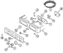 Part Location Diagram of 33001500 Whirlpool SKIRT- DIA