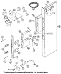 CONTROL CENTER SHROUD Diagram and Parts List for MDE13CSAKL  Maytag Dryer