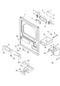 CONTROL PANEL Diagram and Parts List for MLG23PDHGW  Maytag Dryer