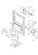 CONTROL PANEL Diagram and Parts List for MLG23PDHWW  Maytag Dryer
