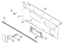CONTROL DOOR ASSEMBLY Diagram and Parts List for MLG32PDAWW  Maytag Dryer
