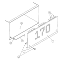 CONTROL DOOR ASSEMBLY Diagram and Parts List for MDG170P1HW  Maytag Dryer