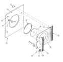 FRONT PANEL / MAIN DOOR ASSEMBLIES Diagram and Parts List for MDG120P1HW  Maytag Dryer