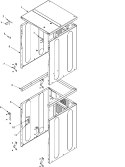 CABINET FRONT Diagram and Parts List for MLG23PDFWW  Maytag Dryer