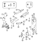 GAS VALVE Diagram and Parts List for MDE14PRAZW  Maytag Dryer