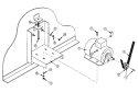 BASKET MOTOR MOUNT ASSEMBLY Diagram and Parts List for MDG120P1HW  Maytag Dryer