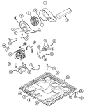 MOTOR DRIVE Diagram and Parts List for MDE21PDAYQ  Maytag Dryer