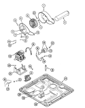 MOTOR DRIVE (DRYER) Diagram and Parts List for MLG19PDBGW  Maytag Washer Dryer Combo