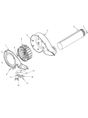 BLOWER Diagram and Parts List for MLG23PDFWW  Maytag Dryer