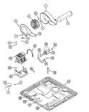 MOTOR DRIVE (DRYER) Diagram and Parts List for MLG19PDDGW  Maytag Dryer