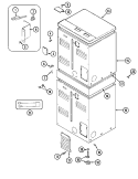 REAR Diagram and Parts List for MDG11PDAAW  Maytag Dryer