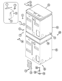 REAR Diagram and Parts List for MDG13PDBBW  Maytag Dryer