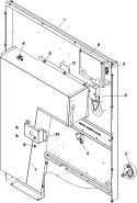 REAR TUMBLER SUPPORT ASSY Diagram and Parts List for MDG51PNAWW  Maytag Dryer