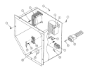 CONTROL BOX ASSEMBLY Diagram and Parts List for MDG170P1HW  Maytag Dryer