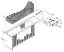Part Location Diagram of A136992 Whirlpool USE WPL W10146740