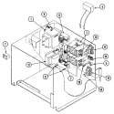 CONTROL BOX ASSEMBLY Diagram and Parts List for MLG32PDAWW  Maytag Dryer