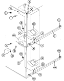 BURNER BOX / PIPING ASSEMBLY Diagram and Parts List for MLG32PDAWW  Maytag Dryer