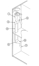 EXHAUST DUCTING ASSEMBLY Diagram and Parts List for MLG32PDAWW  Maytag Dryer