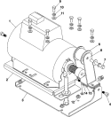 MOTOR ASSEMBLY Diagram and Parts List for MDG51PNAWW  Maytag Dryer