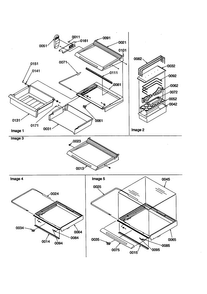 Deli/shelves/criper/accessories Diagram and Parts List for SBDE21VPE-P1317201WE  Amana Refrigerator