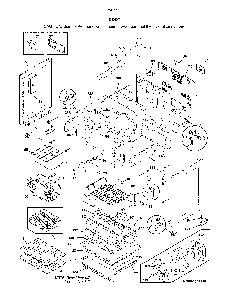 Body Diagram and Parts List for 79092653810  Kenmore Range