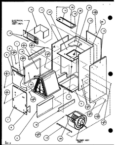Diagram 1 Diagram and Parts List for AHK20A P1135305C Amana Air Conditioner