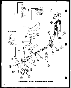 Section 2 Diagram and Parts List for LW2600 P7804701W W Amana Washer