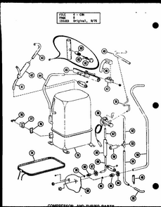 Part Location Diagram of B1183201 Whirlpool Suction line