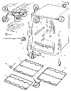 Wine Compartment Diagram and Parts List for WCG-H9B M87-S-002 Jenn-Air Wine and Beverage Cooler
