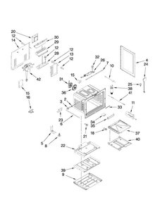 Chassis Parts Diagram and Parts List for JGS9900CDS00  Jenn-Air Range