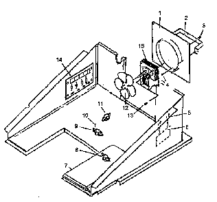 Control Compartment Diagram and Parts List for ACO27DE1-P1132343NE  Amana Wall Oven