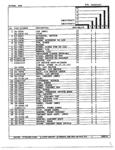 Top Page 2 Diagram and Parts List for 6749  Norge Washer