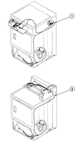 Harnesses Diagram and Parts List for SDE107WF1724  Speed Queen Dryer