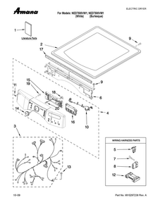 Part Location Diagram of WPW10280652 Whirlpool Control, Electric