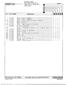 Electric Dryer/heater Page 2 Diagram and Parts List for 7435A  Norge Dryer