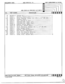Unit Compartment And System Page 3 Diagram and Parts List for 22903-OA  Admiral Refrigerator