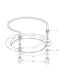 Heater Parts Diagram and Parts List for MDB8949SBM2  Maytag Dishwasher