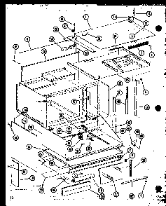 Section 2 Diagram and Parts List for RCC-6-P85318-1S  Amana Microwave