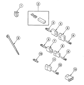 Terminals Diagram and Parts List for SSE717LF  Speed Queen Dryer