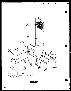 Section 4 Diagram and Parts List for LG2412 P7762218W W Amana Dryer